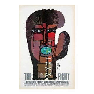Celestino Piatti 'The Fight' (Vintage Muhammad Ali Joe Frazier Boxing Poster) For Sale
