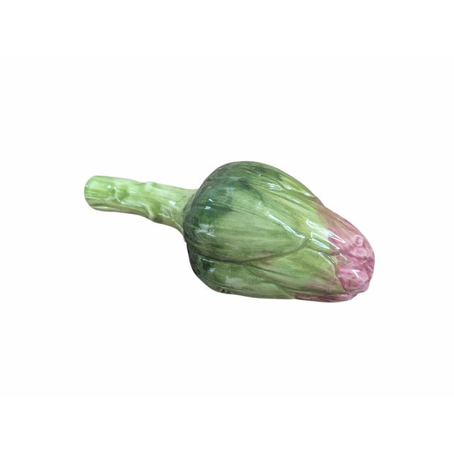 Vintage Trompe Loleil Ceramic Vegetable Decorative Objects - Set of 5 For Sale - Image 11 of 17