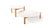Charlotte Perriand Interchangeable Tray Tables by Charlotte Perriand for Cassina, Set of 2 For Sale - Image 4 of 8