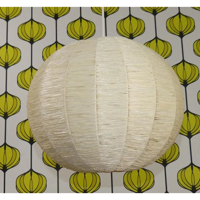 Mid-Century Raffiabast Bast Kordel Ball Lamp, 1960s For Sale - Image 6 of 11