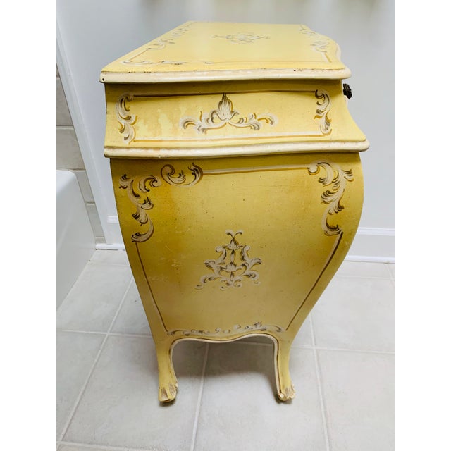 Italian Painted Bombe Chest Chairish