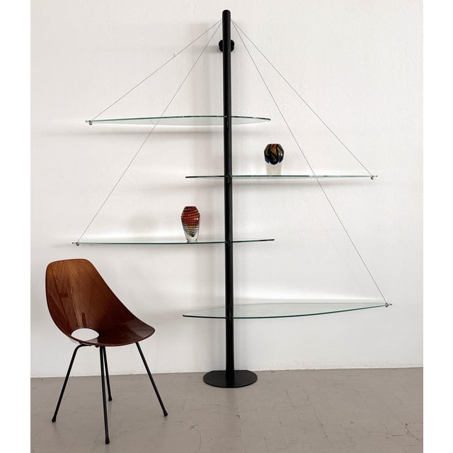 Vintage Italian Fiordiluna Floating Shelf by Tobia Scarpa for Goppion, 1991 For Sale - Image 18 of 18