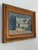 This is a fabulous modernist landscape oil painting in its original gilt frame. The playful composition and color palette...