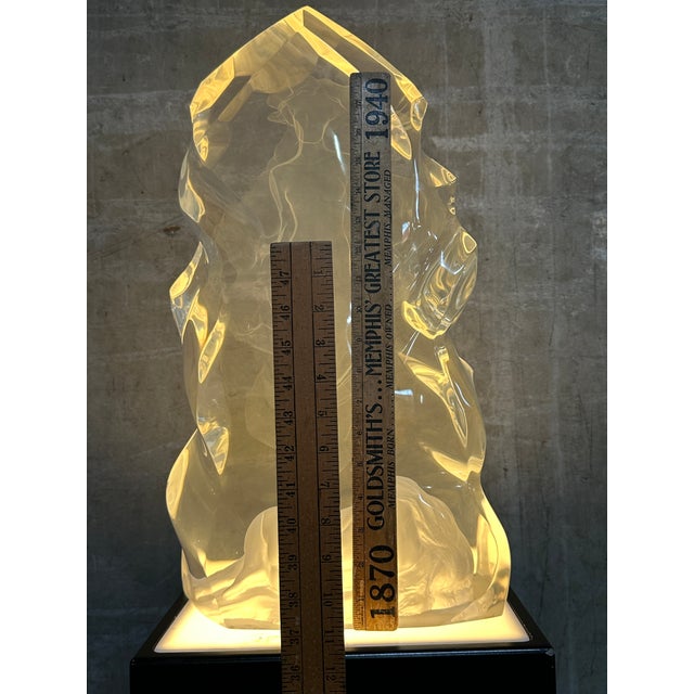 1990s Signed Frederick Hart Acrylic Resin Sculpture Echo of Silence 22" For Sale - Image 11 of 13