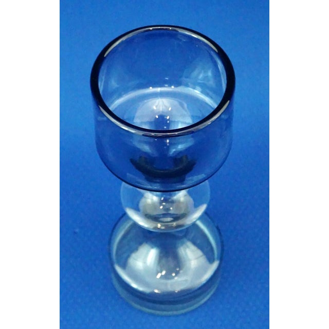 Vintage Finnish Blown Glass Vase by Nuutajarvi Notsjo, 1969 For Sale - Image 9 of 14