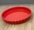 Vintage Red Ceramic Tart Dish – 11” Fluted Stoneware Bakeware For Sale - Image 6 of 6