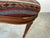 Vintage French Provincial Louis XVI-Style Kidney-Shaped Upholstered Vanity Stool Bench For Sale - Image 10 of 13