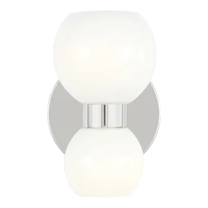 Kate Spade New York by Visual Comfort Studio Londyn Single Sconce, Polished Nickel