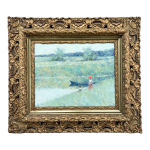 1960s Andre Gisson Original Oil Painting, Framed