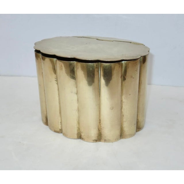 Brass Brass Mid-Century Table Box For Sale - Image 8 of 8