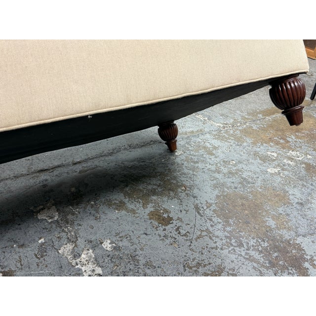 Baker Furniture Company Classic Roll-Arm Chaise Lounge For Sale - Image 11 of 12