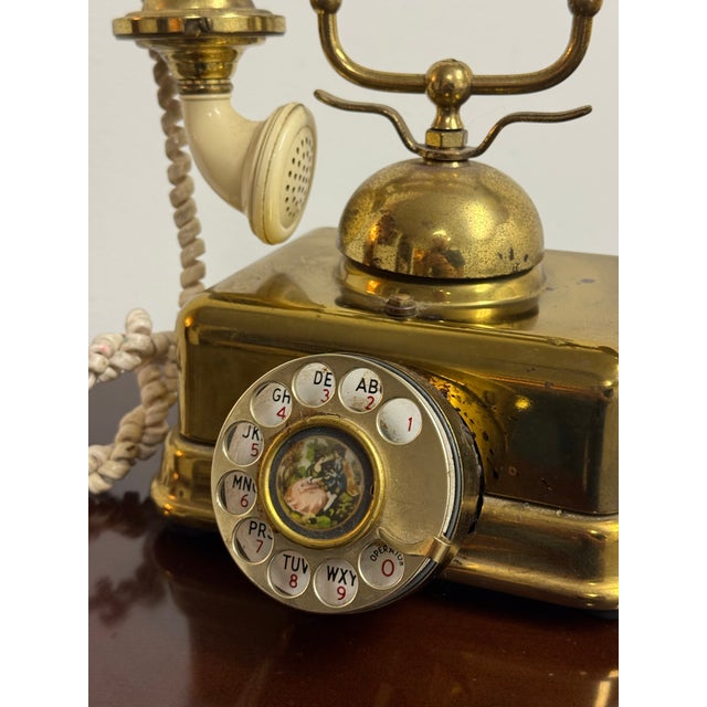 United States Telephone Company French-Style Rotary Telephone, 1967 For Sale In San Francisco - Image 6 of 12