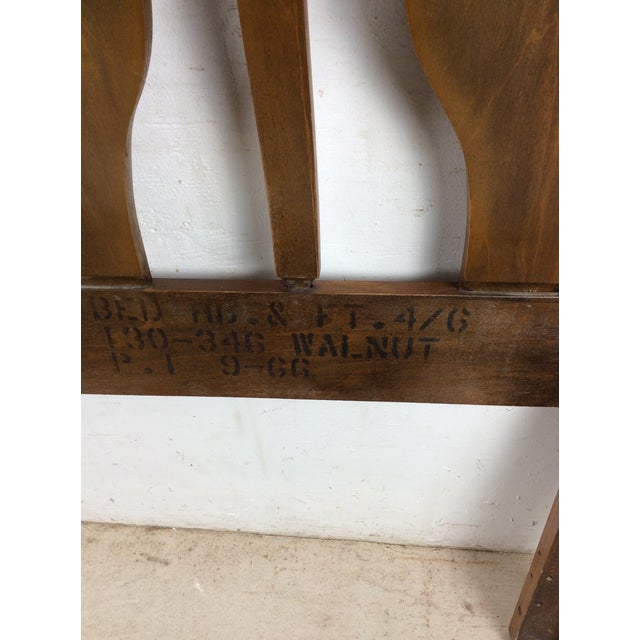 Mid Century Modern Full Size Headboard With Bentwood Details For Sale - Image 18 of 18