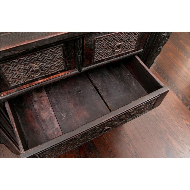 Antique Chinese Ming Dynasty Butterfly Cabinet For Sale - Image 12 of 13
