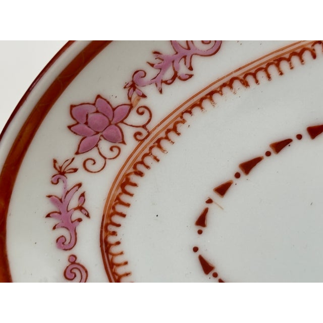 Chinoiserie Nouvelle Compagnie Des Indes Apponyi Purple Porcelain Serving Dish, Hand-Painted For Sale - Image 3 of 12