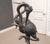 Black Unknown, Cranes, Sweden, 1970s, Patinated Bronze, Set of 2 For Sale - Image 8 of 15