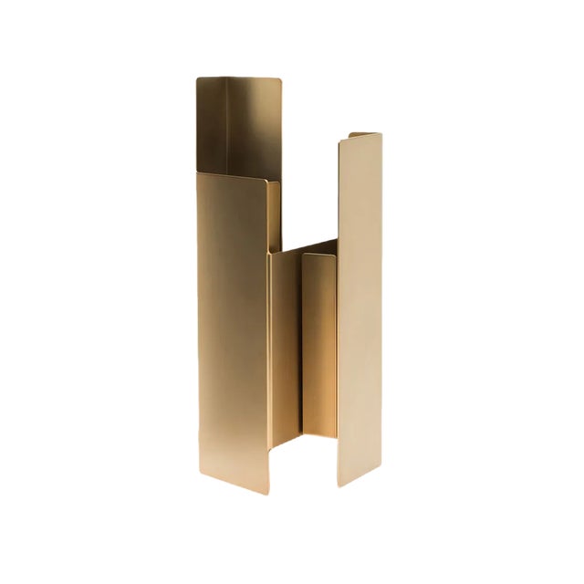 Fugit Vase in Matte Bronze by Matteo Fiorini for Mason Editions For Sale