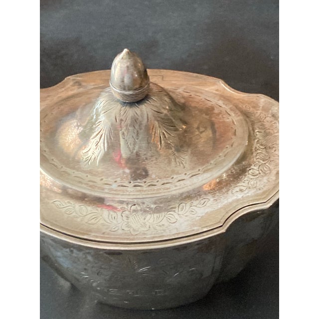 Mid 19th Century An American Silver Tea Caddy Mark of h.b. Stanwood, Boston, Massachusetts, Circa 1840 For Sale - Image 5 of 10