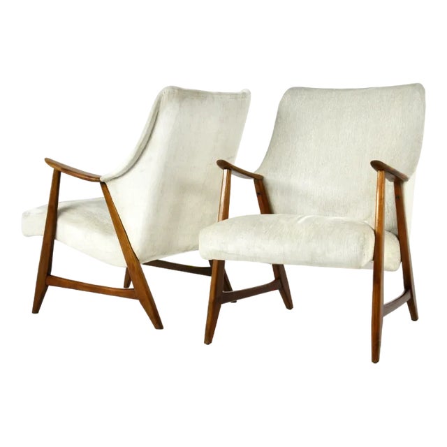 Set of Scandinavian Armchairs, 1960s For Sale