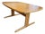 Skovby Danish Modern Sculpted Extension Dining Table For Sale