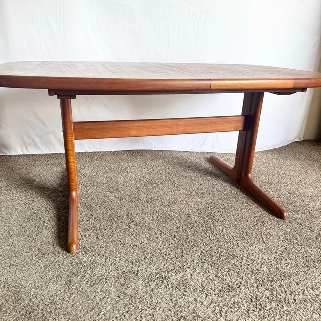 Danish Modern Teak Dining Table by Skovby For Sale - Image 10 of 10