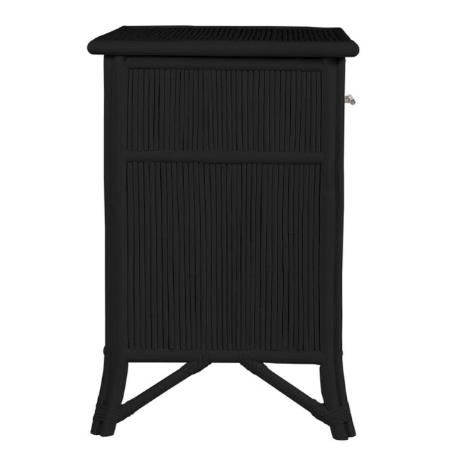 Not Yet Made - Made To Order Aruba One-Drawer Nightstand - Black For Sale - Image 5 of 7