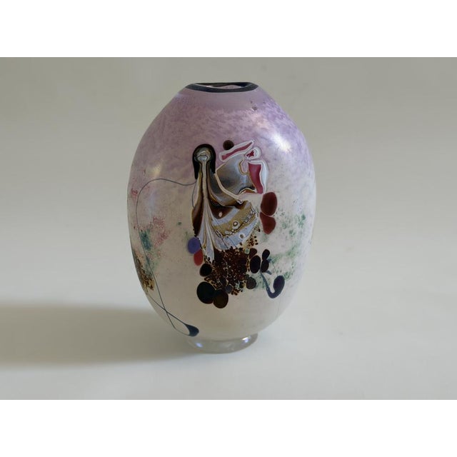 Studio Glass Vase by Robert Pierini, 1987 For Sale - Image 10 of 10