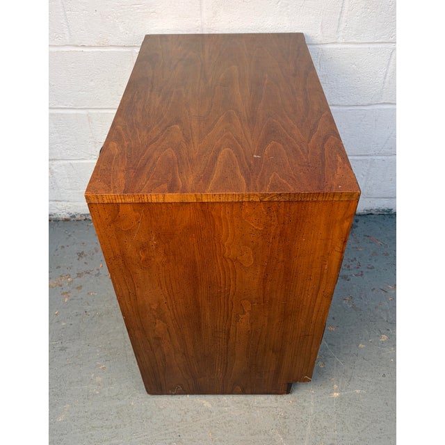 Wood Vintage Three-Drawer "Campaigner" Dresser by Dixie Furniture For Sale - Image 7 of 18