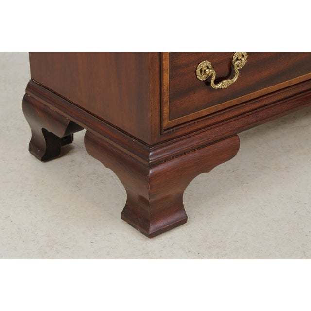 Pair of Councill Craftsmen Mahogany Nightstands Bachelors Chests For Sale - Image 9 of 13