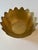 Mid 20th Century Solid Brass Pedestal Bowl With Scalloped Crown Rim For Sale - Image 4 of 10