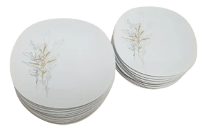 Vintage Limoges Porcelain Plates from Raynaud & Co, 1950s, Set of 20