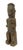 A standing figure with large head identified as an Urhobo figure from Nigeria at a crossroads of cultural and artistic...