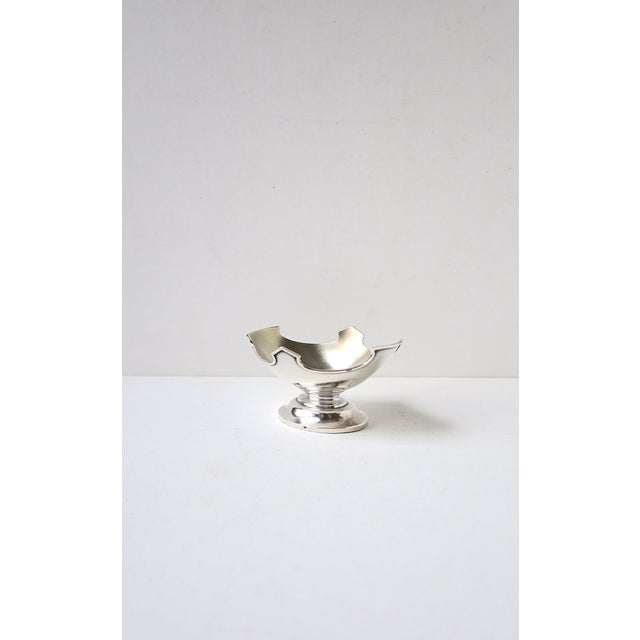 Metal Sterling Silver Vessel or Jewelry Dish For Sale - Image 7 of 12