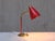 Vintage Norwegian Adjustable Table Lamps in Red Metal and Brass, 1960s, Set of 2 For Sale - Image 6 of 17