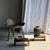 Small rectangular, four-legged antique teak bench from Indonesia. Height: 20 cm; Length: 45 cm; Width: 20 cm. Solid...