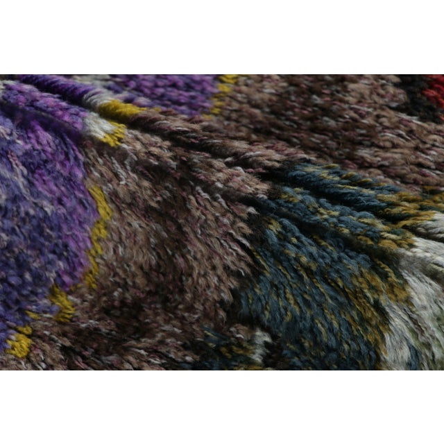 Vintage Swedish Rya Runner With Botanical Leaf and Plume Motifs - Rug & Kilim For Sale In New York - Image 6 of 8