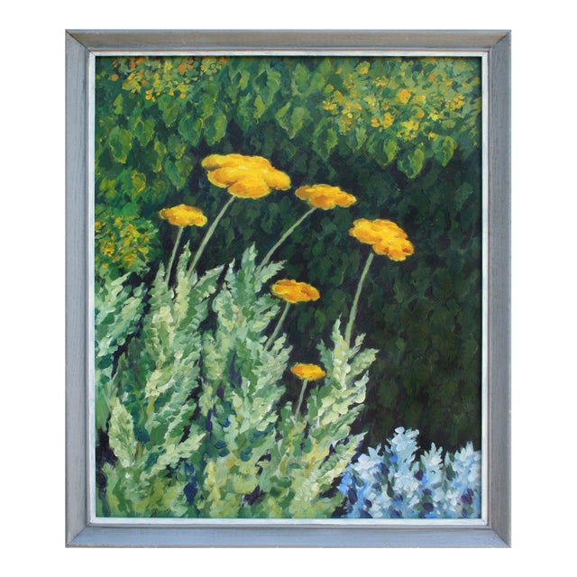 Achillea Moonshine Floral by Eleanor Perry For Sale
