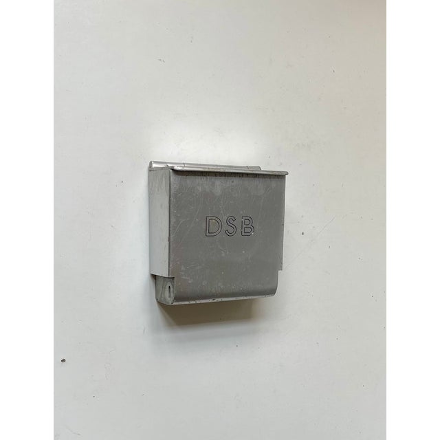 Vintage Garthe Wall Aluminum Ashtray from DSB Danish State Railways, 1970s For Sale - Image 11 of 11
