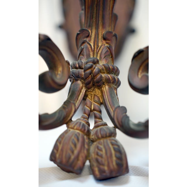 19th Century Louis XV Gilt Bronze Neoclassical Sconce For Sale In Los Angeles - Image 6 of 7