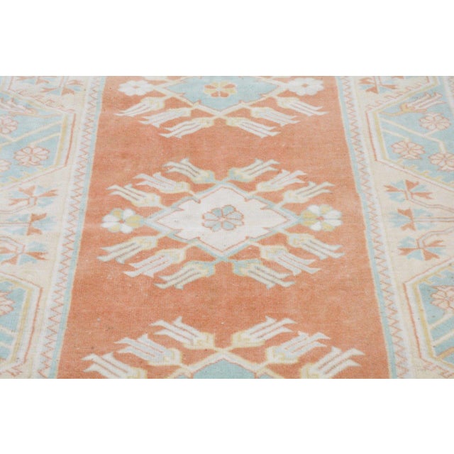 Turkish Vintage Turkish Anatolian Hand Knotted Wool Rug,5'X7'6" For Sale - Image 3 of 6