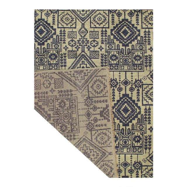 Fine Hand Knotted Mamluk Rug For Sale - Image 4 of 5