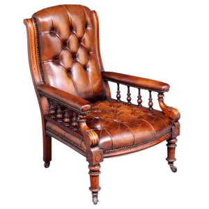 English Antique Library Armchair