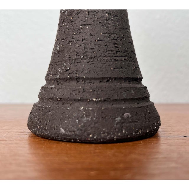 Mid-Century Modern Danish Studio Pottery Candleholder from Lehmann Pottery, 1960s For Sale - Image 11 of 17