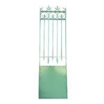 19th Century French Garden Gate with New Powdercoat For Sale - Image 4 of 12