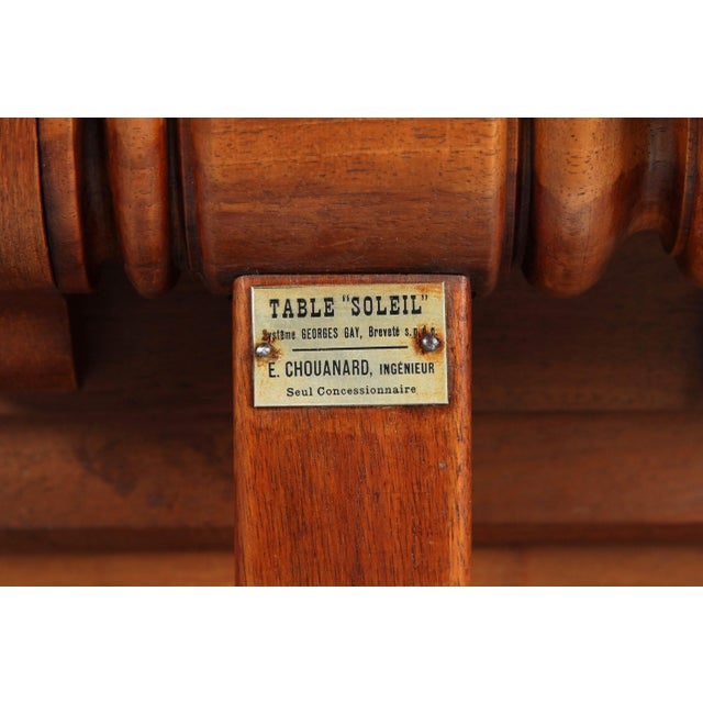 Brown Soleil Architect's Table, 1890s For Sale - Image 8 of 15