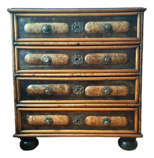 English Baroque Black Chest