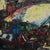 Mid 20th Century France Blue Wood Painting For Sale In Greensboro - Image 6 of 15