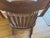 Burnt Umber Antique Rocking Chair With Embellishments and Masterful Elegant Arms and Back! For Sale - Image 8 of 13