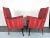 Set of Mid-Century Modern Red Armchairs, Italy, 1950s For Sale - Image 9 of 11