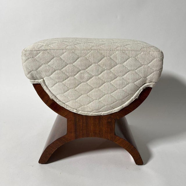 Art Deco Stool in Rosewood Veneer, France, 1930s For Sale - Image 4 of 18